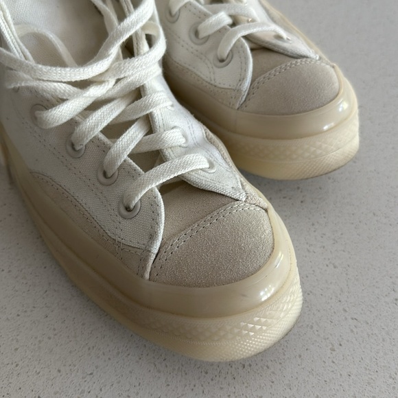 Converse Chuck Taylor 70 Marquis in White with Cream Suede Size 8.5 - Picture 2 of 4